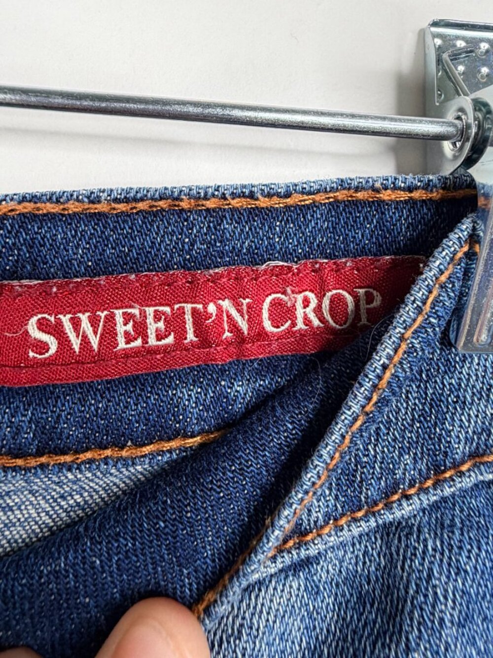 Lucky Brand Sweet N' Crop Bootcut Jeans Dark Wash 4/ 27 #A4535 - Picture 5 of 7